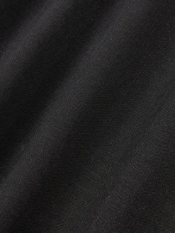 Funda de cojín de lino con dobladillo elevado Taryn