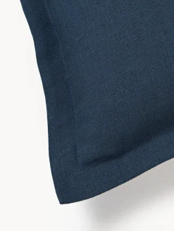 Funda de cojín de lino con dobladillo elevado Taryn