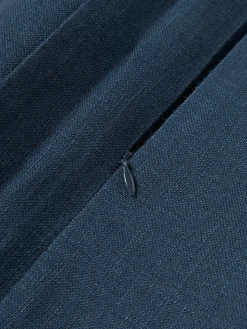 Funda de cojín de lino con dobladillo elevado Taryn