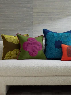 Funda de cojín de lino Pompidou