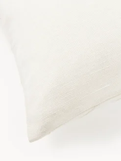 Funda de cojín de lino texturizada Dalia