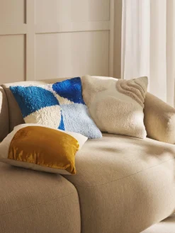 Funda de cojín de mezcla de seda Jasper