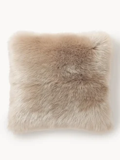 Funda de cojín de piel sintética Mathilde