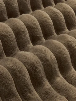 Funda de cojín de piel sintética Lovey