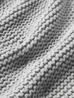 Funda de cojín de punto de algodón ecológico Adalyn