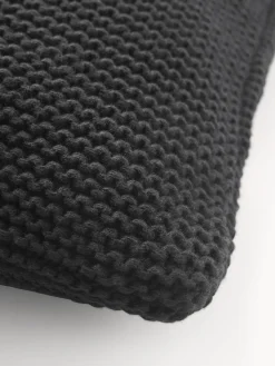 Funda de cojín de punto de algodón ecológico Adalyn