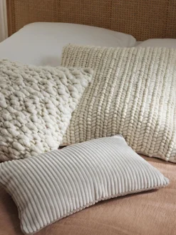 Funda de cojín de punto de grueso Idra