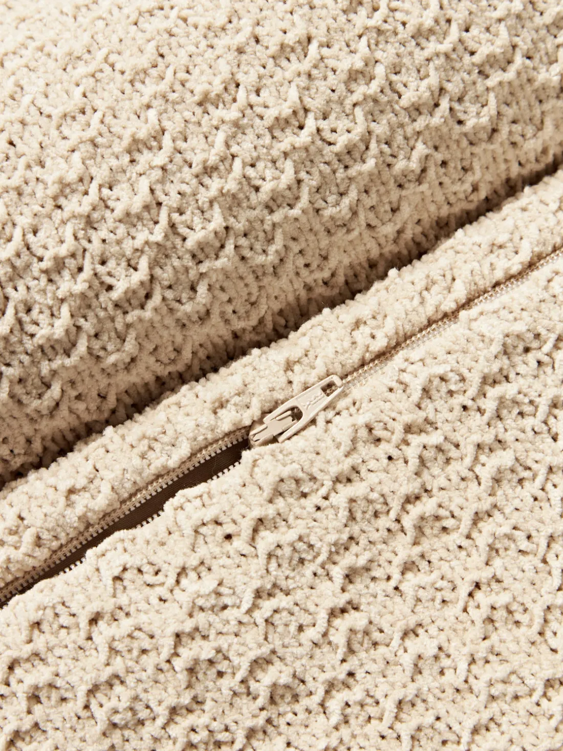 Funda de cojín de punto de chenilla Everly