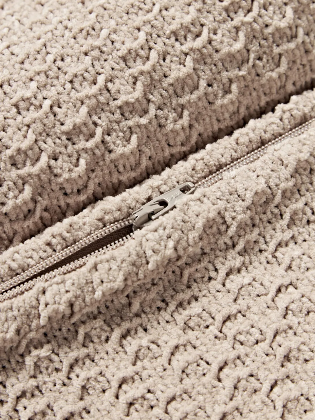 Funda de cojín de punto de chenilla Everly