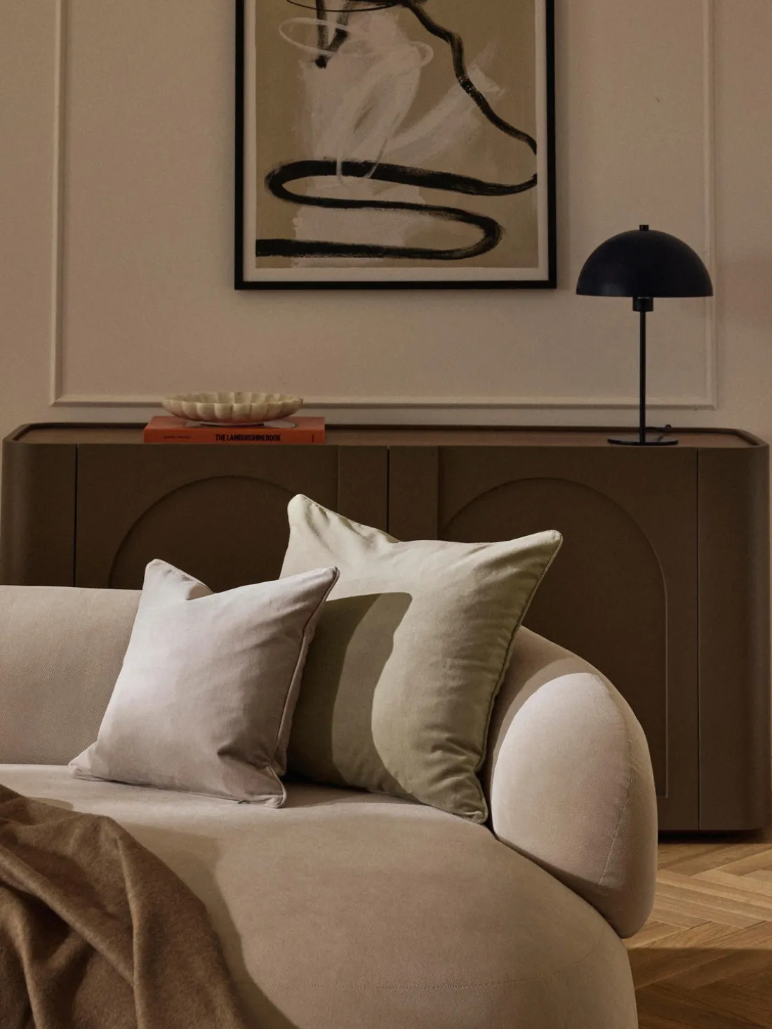 Funda de cojín de terciopelo Dana