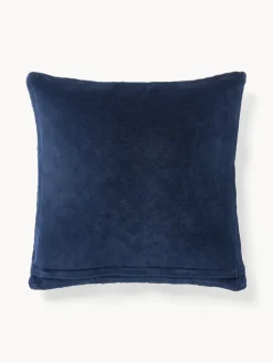 Funda de cojín de terciopelo texturizada Sina