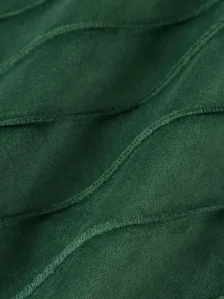 Funda de cojín de terciopelo texturizada Leyla