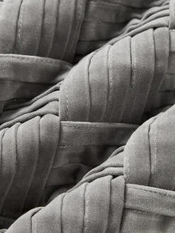 Funda de cojín de terciopelo texturizada Sina