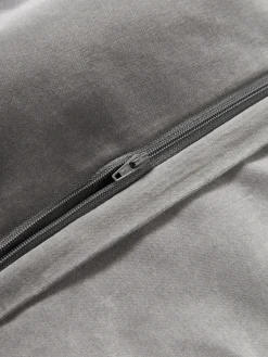 Funda de cojín de terciopelo texturizada Sina