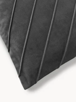 Funda de cojín de terciopelo texturizada Leyla
