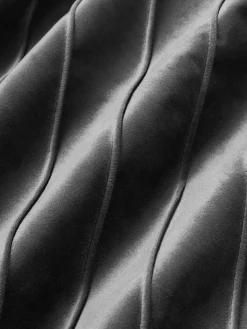 Funda de cojín de terciopelo texturizada Leyla