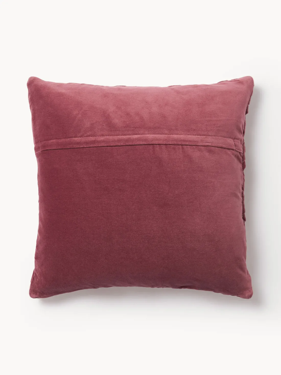 Funda de cojín de terciopelo texturizada Sina