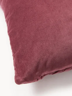 Funda de cojín de terciopelo texturizada Sina