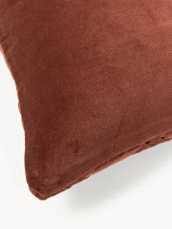 Funda de cojín de terciopelo texturizada Sina