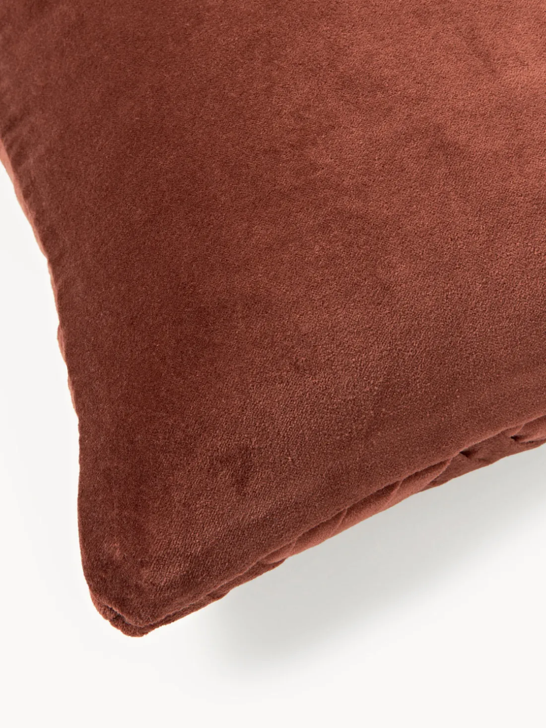 Funda de cojín de terciopelo texturizada Sina