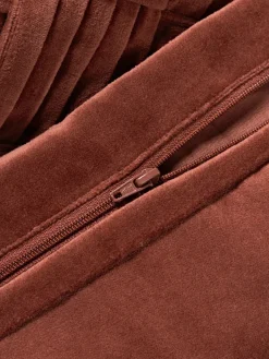 Funda de cojín de terciopelo texturizada Sina