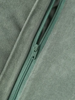 Funda de cojín de terciopelo texturizada Sina