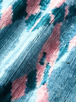 Funda de cojín de terciopelo con estampado abstracto Velvety