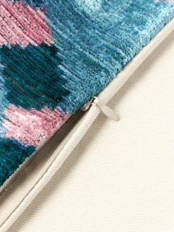 Funda de cojín de terciopelo con estampado abstracto Velvety