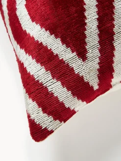 Funda de cojín de terciopelo con estampado abstracto Velvety