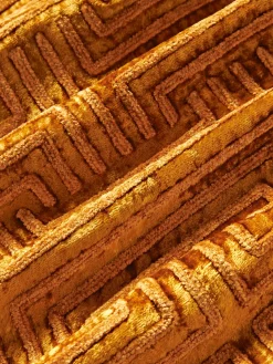 Funda de cojín de terciopelo con bordado de chenilla Stormi