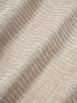 Funda de cojín de terciopelo de estructura lineal fina Fiona