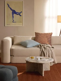 Funda de cojín de terciopelo con bordado de chenilla Solenne