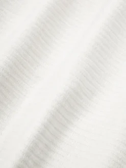 Funda de cojín de terciopelo de estructura lineal fina Fiona