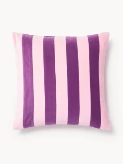 Funda de cojín de terciopelo patchwork Remus