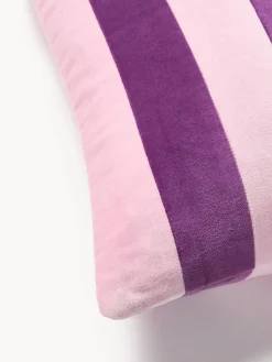 Funda de cojín de terciopelo patchwork Remus