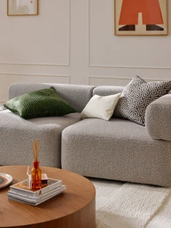 Funda de cojín de terciopelo con bordado de chenilla Stormi