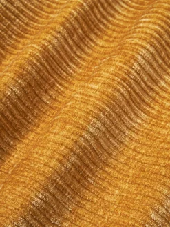 Funda de cojín de terciopelo de estructura lineal fina Fiona