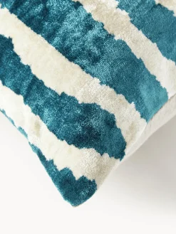 Funda de cojín de viscosa estampada en tejido jacquard Dejan