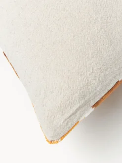 Funda de cojín de viscosa estampada en tejido jacquard Eddie