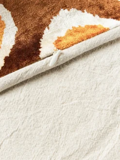 Funda de cojín de viscosa estampada en tejido jacquard Eddie