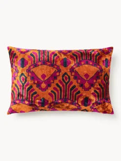 Funda de cojín de viscosa estampada en tejido jacquard Dima