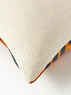 Funda de cojín de viscosa estampada en tejido jacquard Danelle