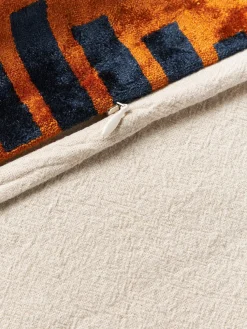 Funda de cojín de viscosa estampada en tejido jacquard Danelle