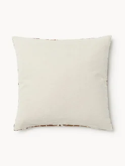 Funda de cojín de viscosa estampada en tejido jacquard Hazel