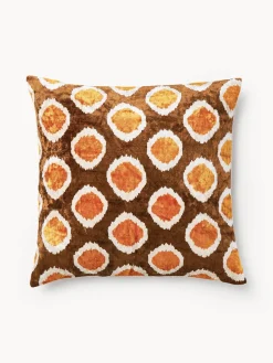 Funda de cojín de viscosa estampada en tejido jacquard Eddie