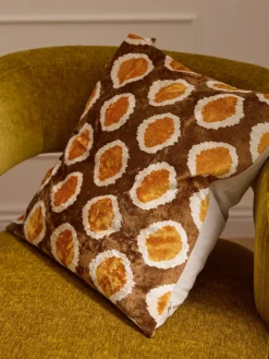 Funda de cojín de viscosa estampada en tejido jacquard Eddie