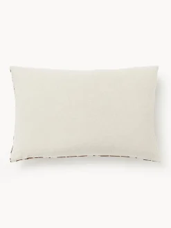 Funda de cojín de viscosa estampada en tejido jacquard Hazel