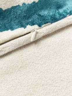 Funda de cojín de viscosa estampada en tejido jacquard Dejan