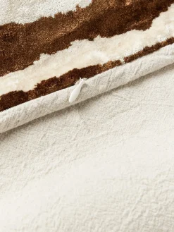 Funda de cojín de viscosa estampada en tejido jacquard Dejan