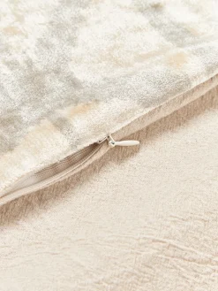 Funda de cojín de viscosa con tejido jacquard Drew